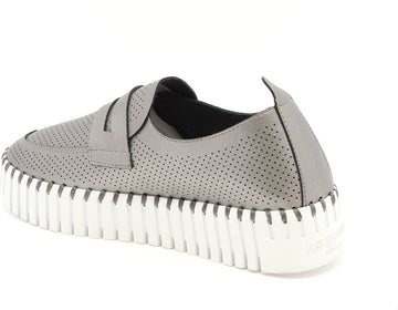 Gunmetal Tulip Loafer